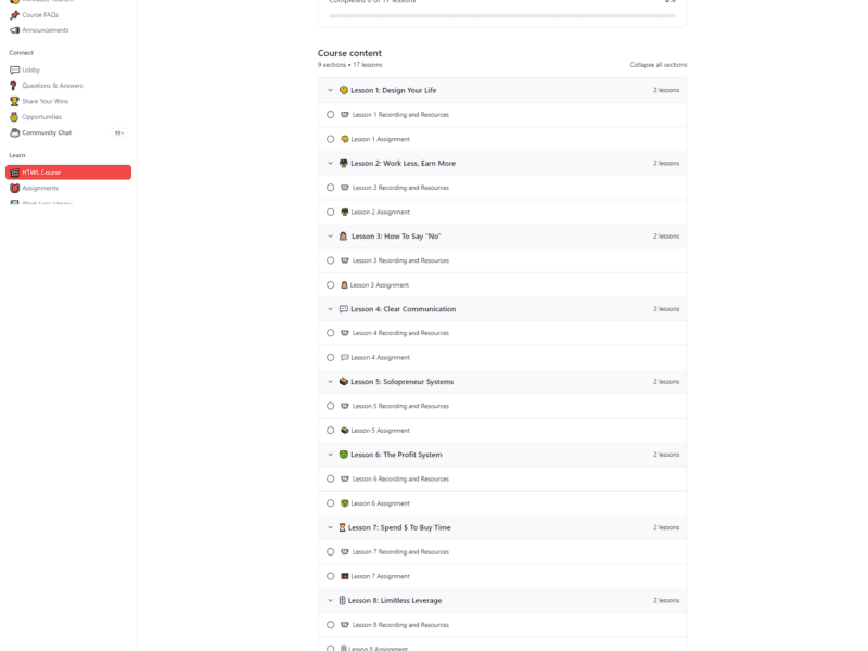 how to work less by rich webster