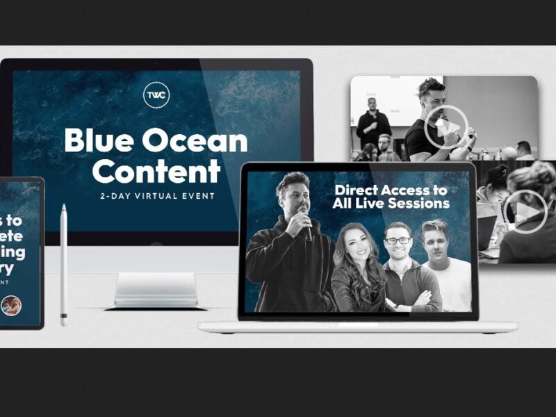 blue ocean content youtube mastery by taylor welch