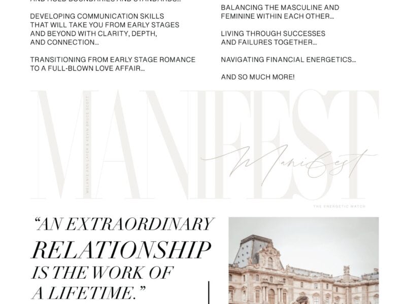 manifest by melanie ann layer