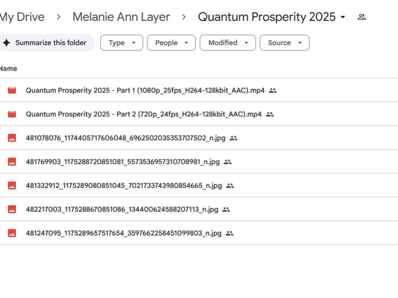quantum prosperity 2025 by melanie ann layer