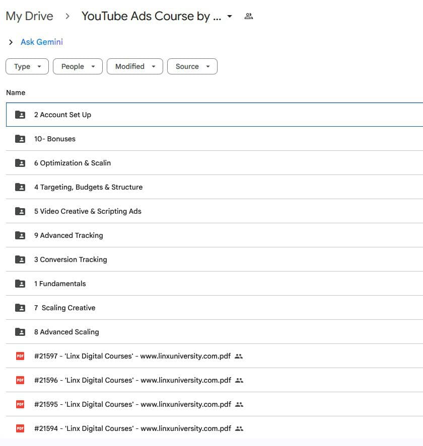 youtube ads course by linx digital agency