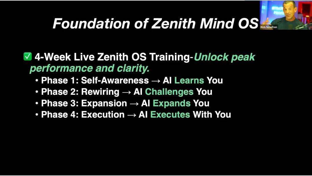 zenithmind os by rich schefren