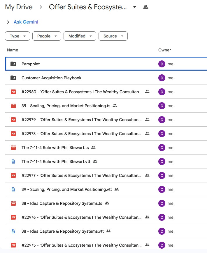 offer suites & ecosystems by taylor welch