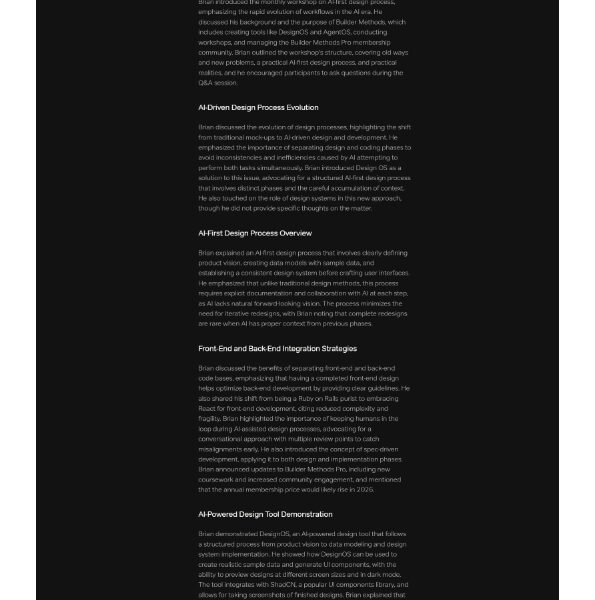 builder methods by brian casel