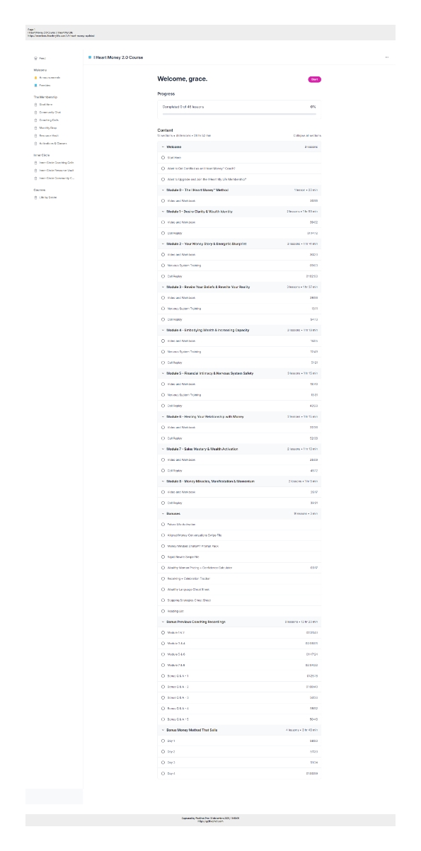 i heart money 2.0 by emily williams
