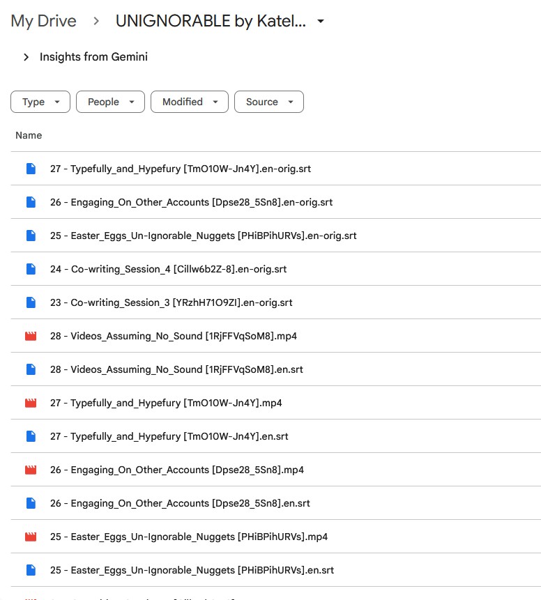 unignorable by katelyn bourgoin