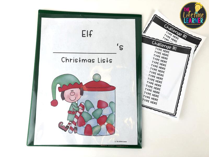 christmas classroom transformation folder for papers