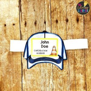 construction classroom transformation hat