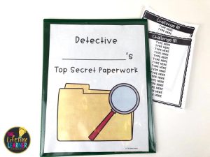 detective classroom transformation folder