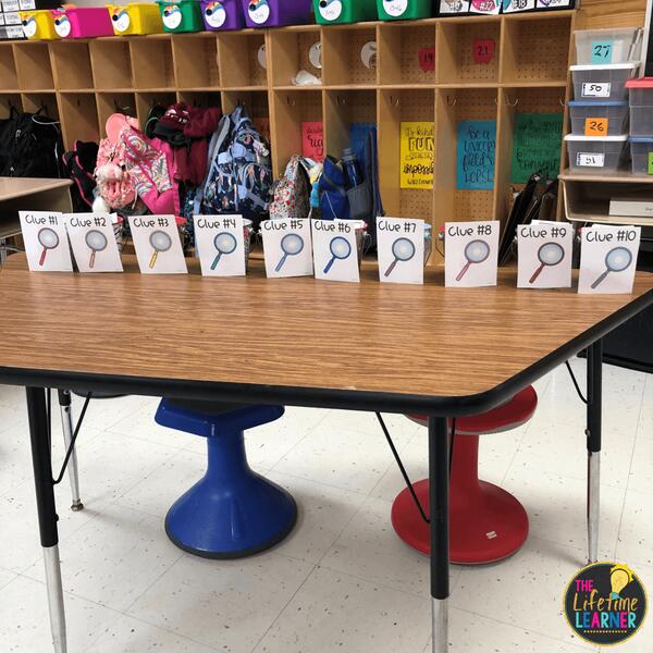 detective classroom transformation clue jars