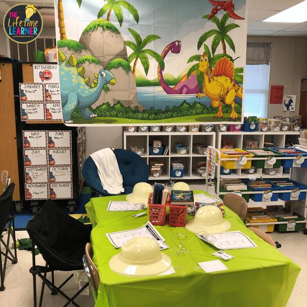 dinosaur classroom transformation decorations
