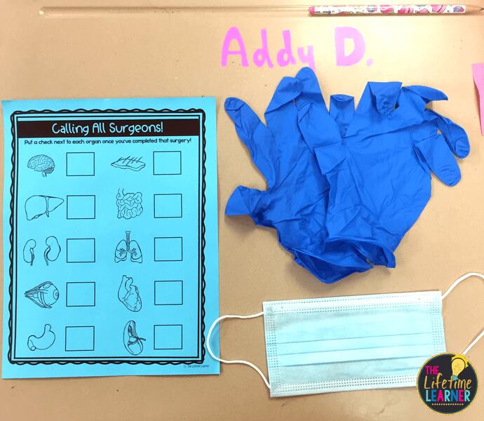 doctor classroom transformation masks and gloves