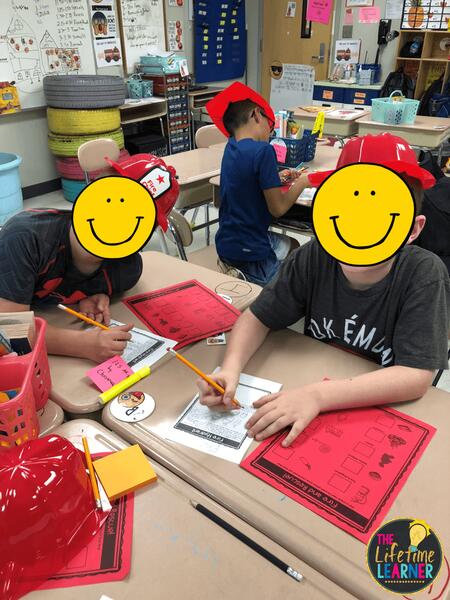 firefighter classroom transformation kids working