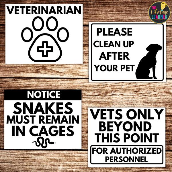 veterinarian classroom transformation posters