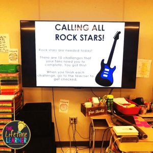 rock star slides for tv