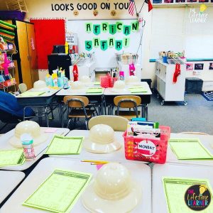 safari classroom transformation set up