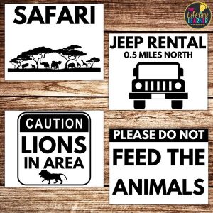safari posters