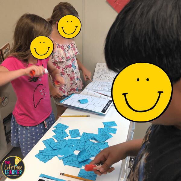 under the sea students at work