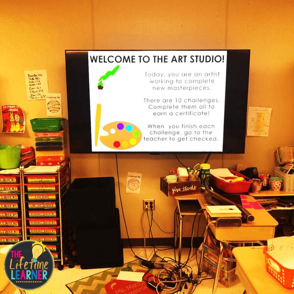 artist classroom transformation slides