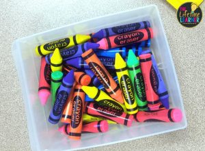 artist classroom transformation reward crayons