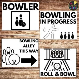 bowling classroom transformation signs