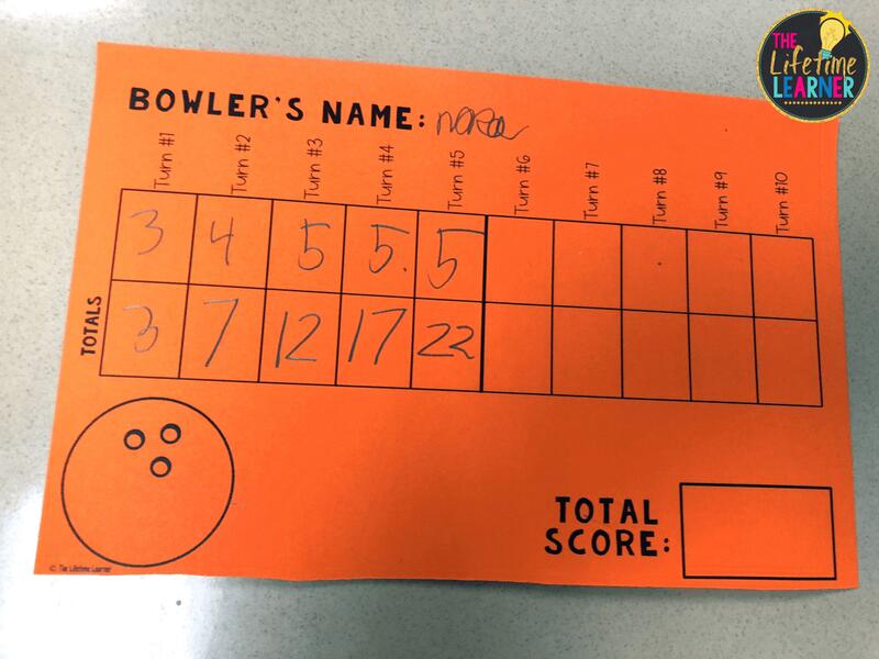 bowling classroom transformation bowling card