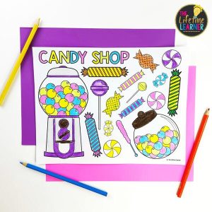 candy classroom transformation coloring page