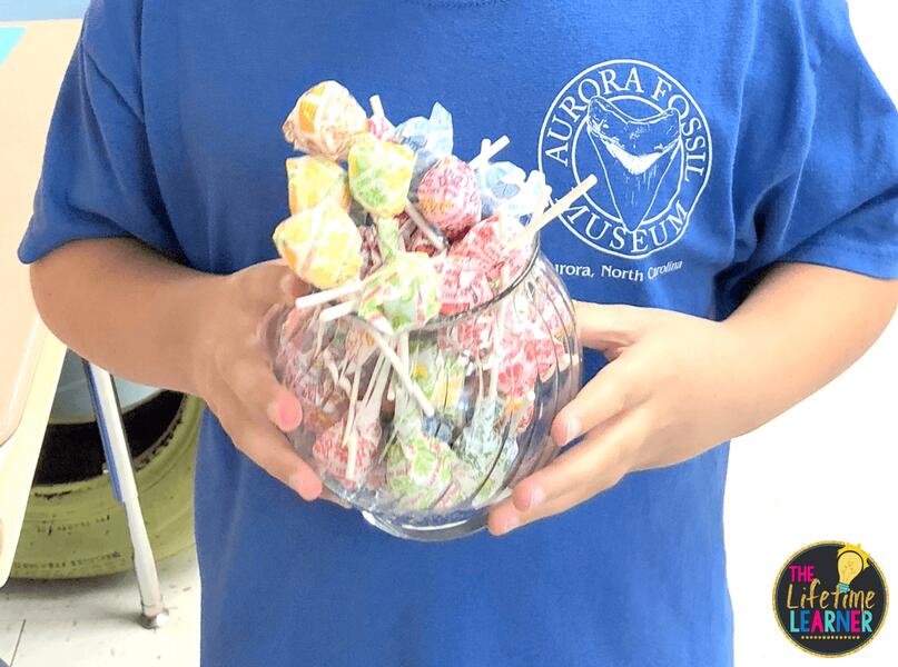 candy shop classroom transformation candy jar