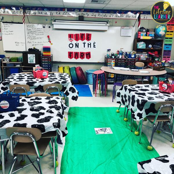 farmer classroom transformation decorations