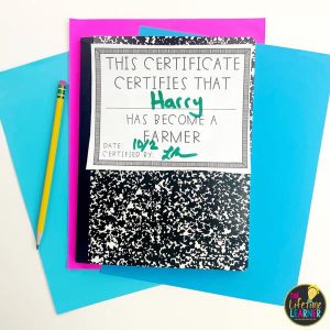 farmer classroom transformation certificate