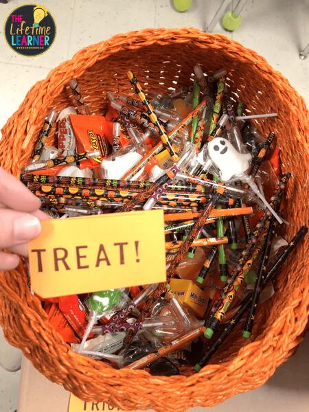 halloween classroom transformation treats