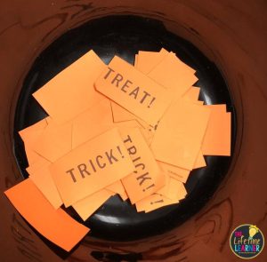 halloween classroom transformation chance cards