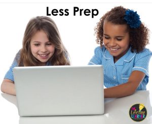 girls learning on computer during digital room transformation