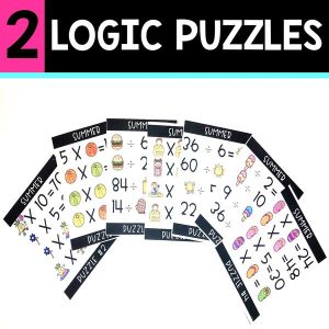 back to school resources logic puzzles