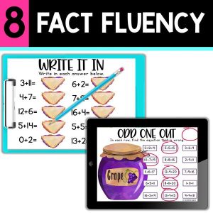 back to school resources fact fluency