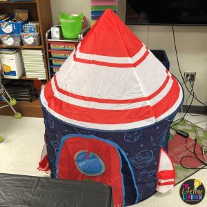 space classroom transformation spaceship tent