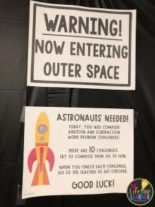 space classroom transformation directions for students