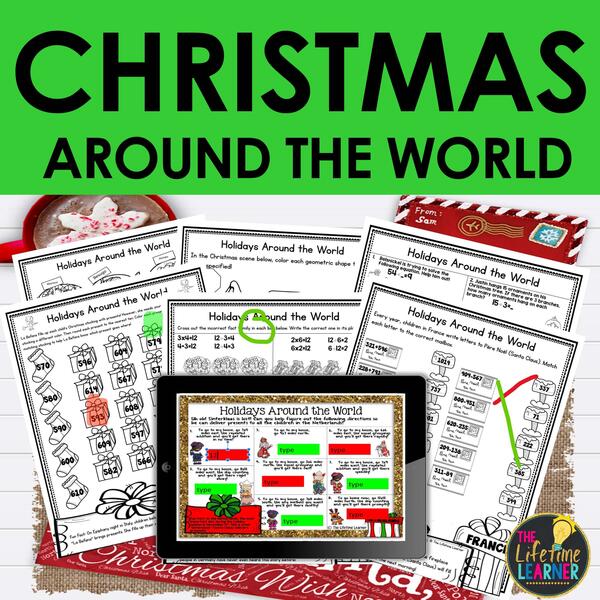 words say Christmas Around the World