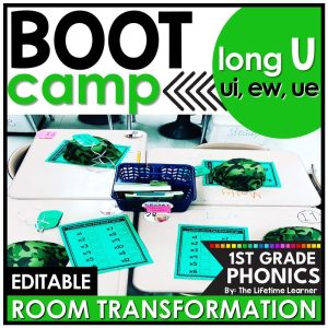 1st Grade Boot Camp Classroom Transformation Long U