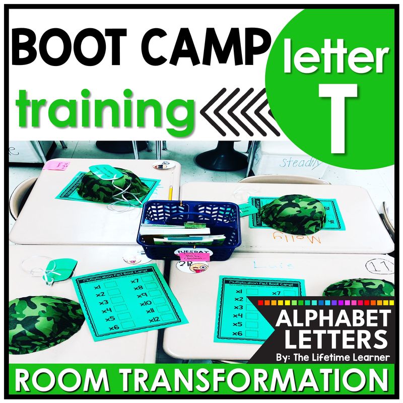 Boot Camp Classroom Transformation Letter T