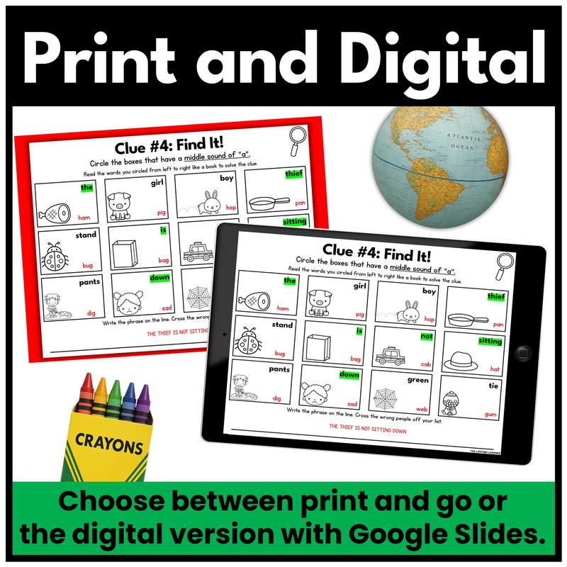 Back to School 1st Grade Phonics Mystery – Phonics Review - Image 4