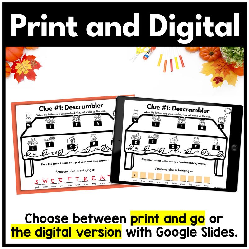 Thanksgiving 1st Grade Phonics Mystery – Reading Review - Image 4