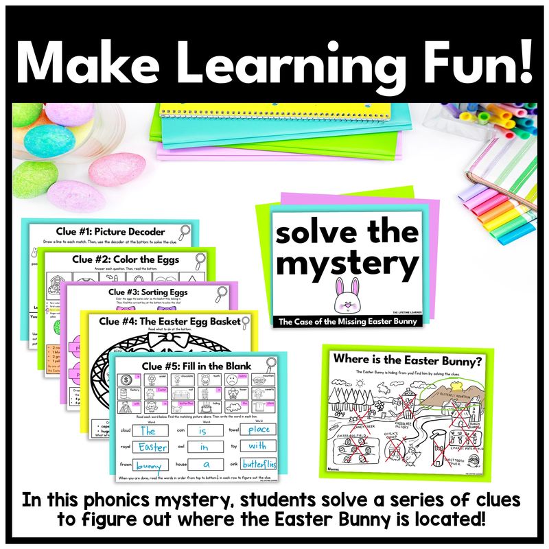Easter 1st Grade Phonics Mystery – Reading Review - Image 2