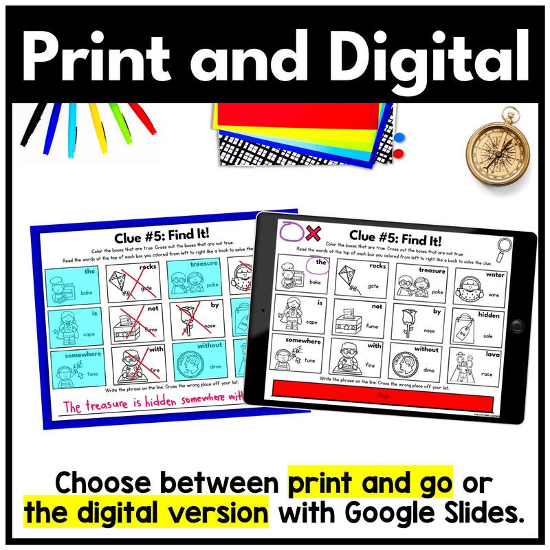 Pirate 1st Grade Phonics Mystery – CVCe Words - Image 4