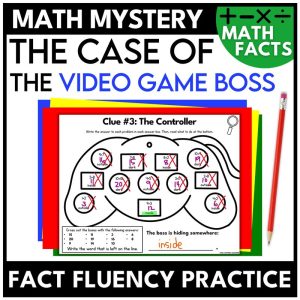 Video Game Math Fact Mystery