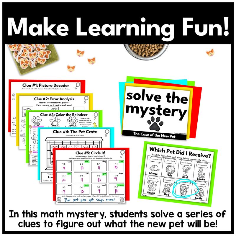 Pets Math Fact Mystery - Image 2