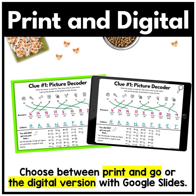 Pets Math Fact Mystery - Image 4