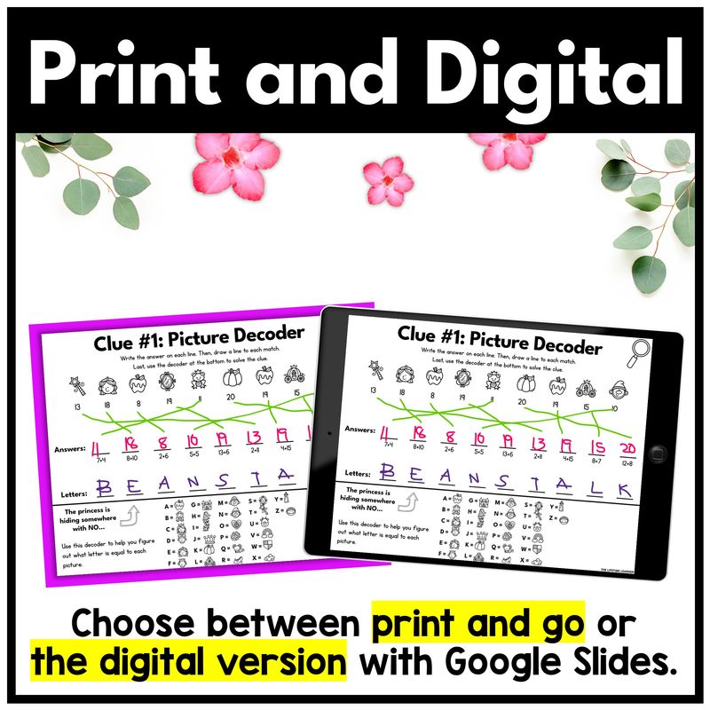 Fairy Tale Math Fact Mystery - Image 4