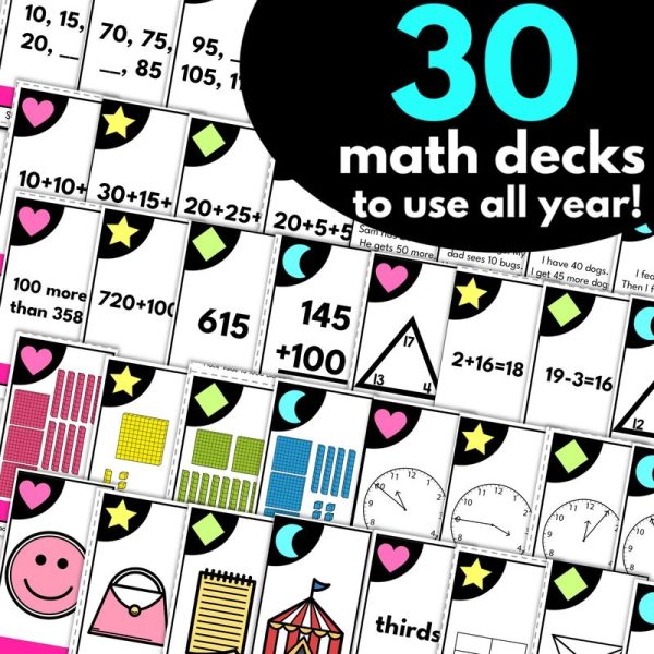 2nd Grade Math Playing Card Games