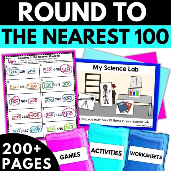 Rounding to the Nearest 100 Worksheets | 3rd Grade Math Unit